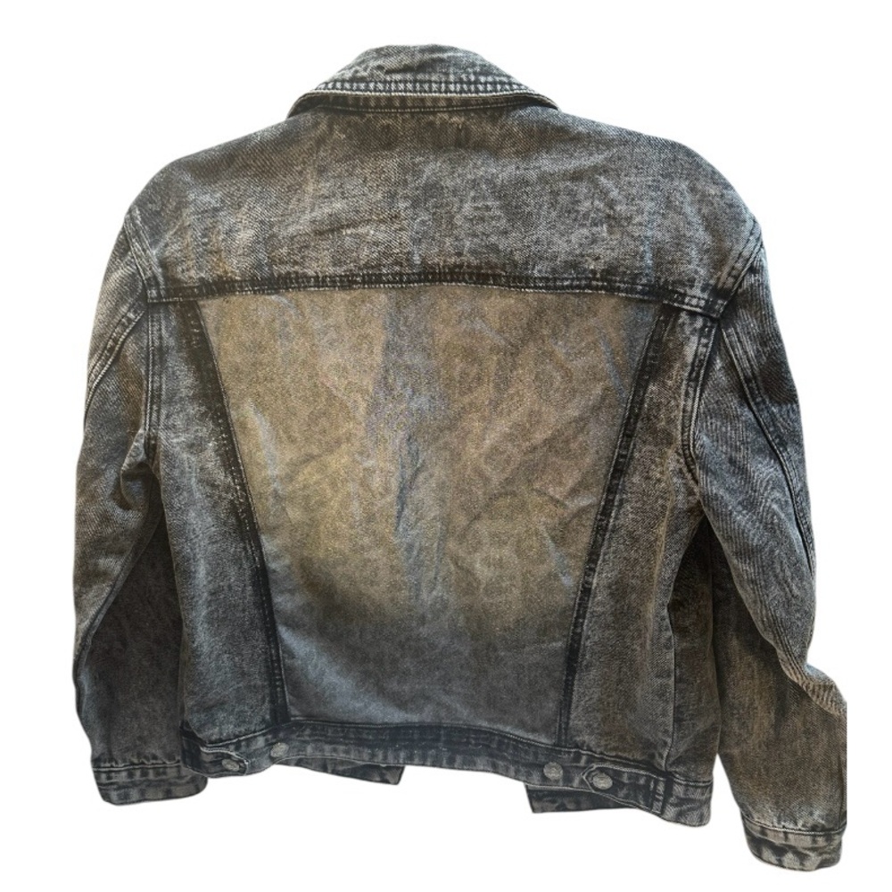 Crazy Train Black Jean Jacket - Picture 3 of 9